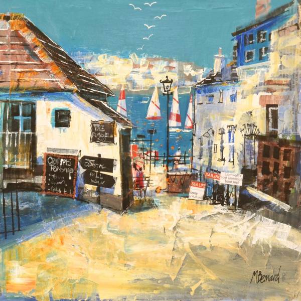 - Mixed Media on Board, Painting by Mike Bernard, measuring 30 x 30 cm (H x W) framed at 55 x 55 cm £990